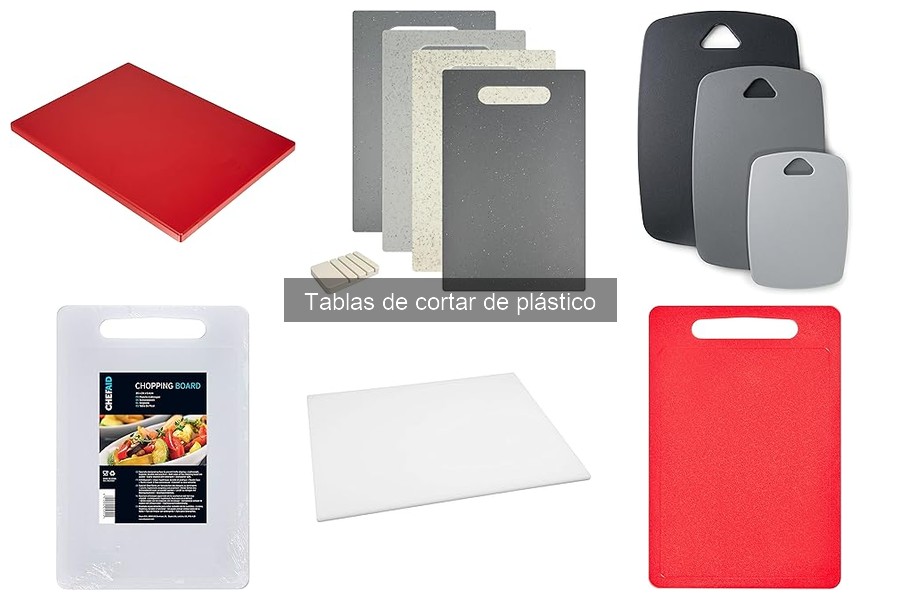 Tablas de cortar de plástico: ¿Son seguras para alimentos crudos?