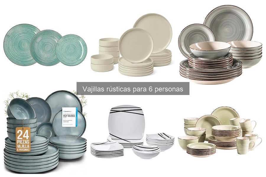 Testimonios de Usuarios sobre Vajillas Rústicas para 6 Personas