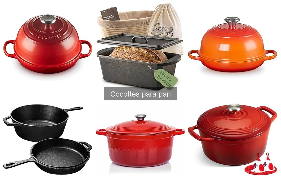 Tipos de cocottes para pan: guía comparativa de materiales y usos