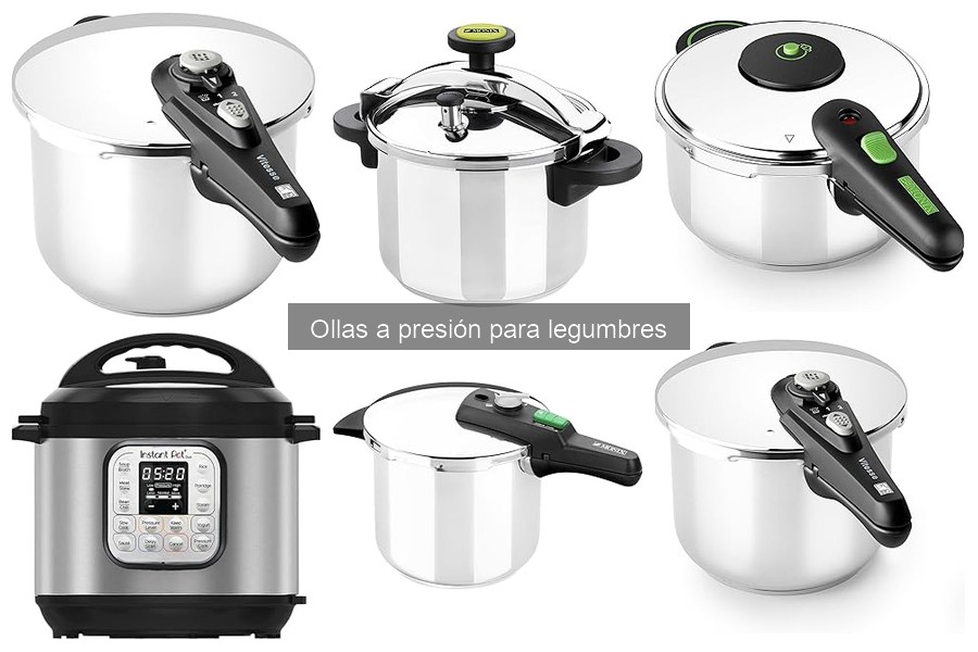 Tipos de ollas a presión para legumbres: ¡mejora tu cocina!