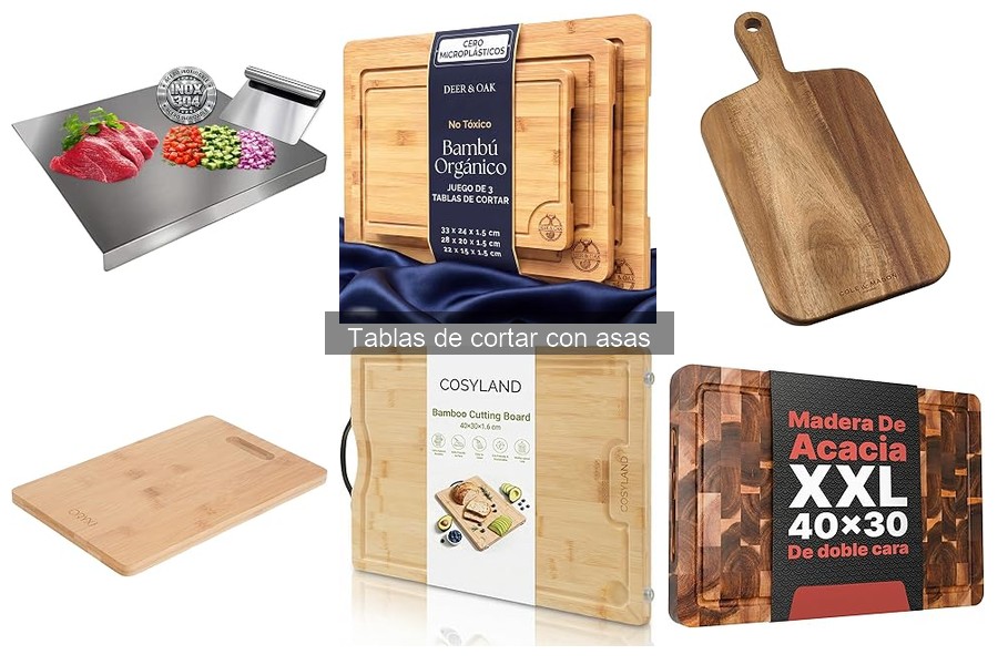 Tipos de Tablas de Cortar con Asas para tu Cocina