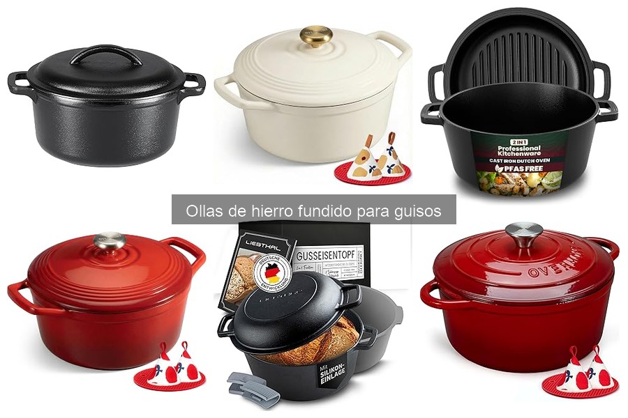 Todo sobre las ollas de hierro fundido para guisos