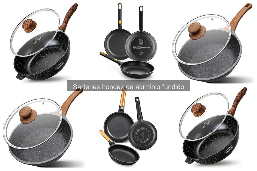 Todo sobre las sartenes hondas de aluminio fundido