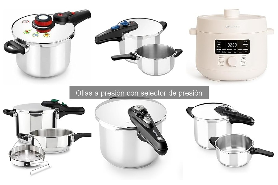 Todo sobre ollas a presión con selector de presión