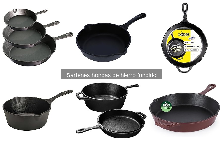 Ventajas de cocinar con sartenes hondas de hierro fundido