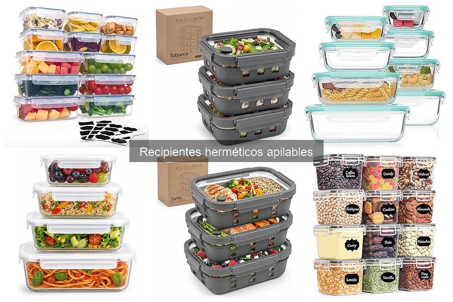 Ventajas de los Recipientes Herméticos Apilables en Cocina