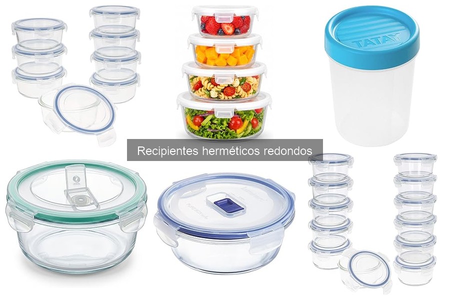 Ventajas de los recipientes herméticos redondos para alimentos