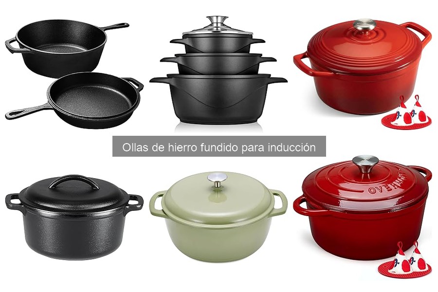 Ventajas de usar ollas de hierro fundido en inducción