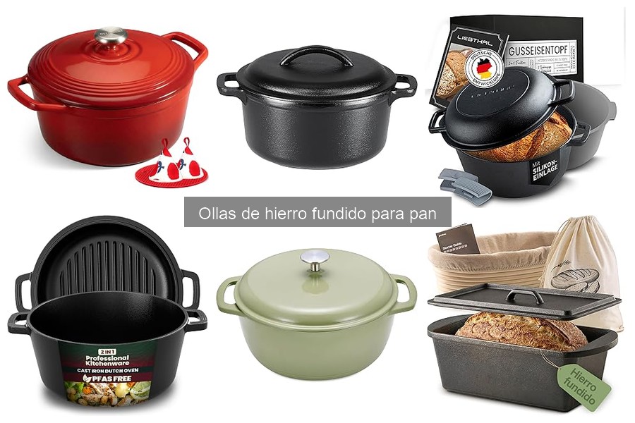 Ventajas de usar ollas de hierro fundido para hacer pan