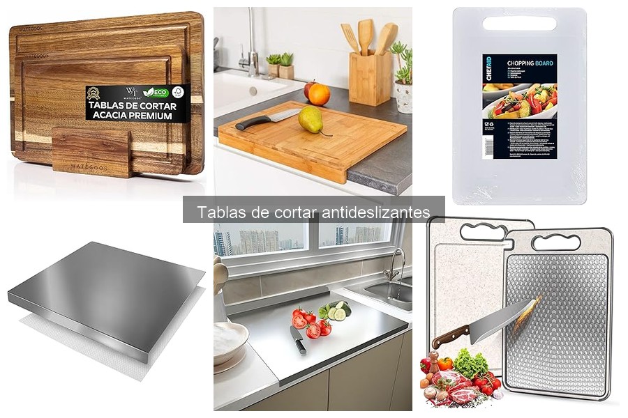 Ventajas de usar tablas de cortar antideslizantes en cocina