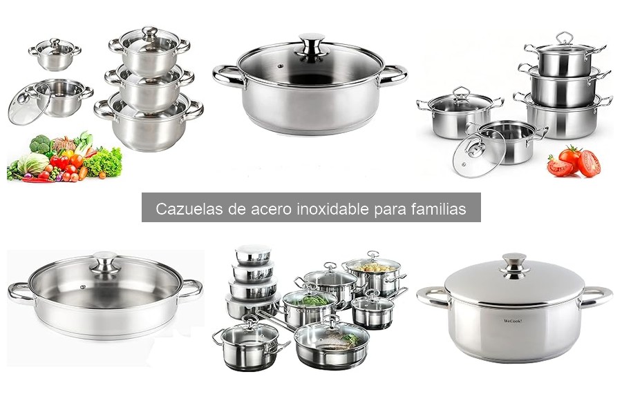 Ventajas y desventajas de cazuelas de acero inoxidable