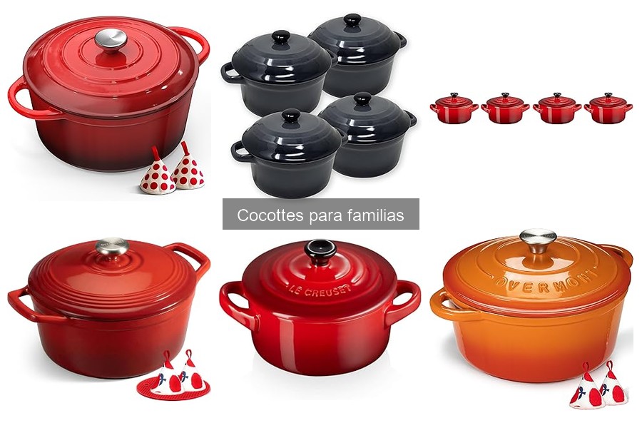 Ventajas y desventajas de las cocottes para familias