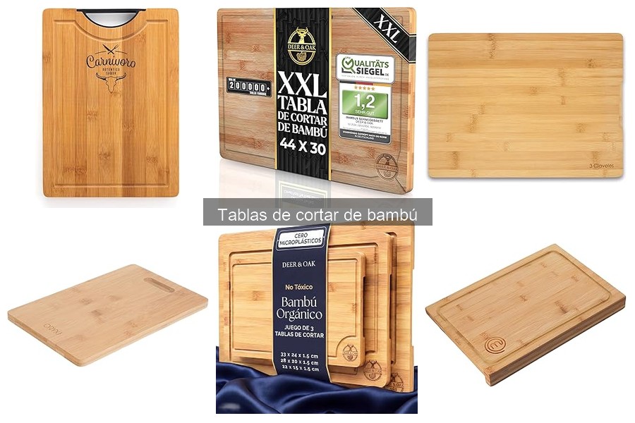 Ventajas y desventajas de las tablas de cortar de bambú