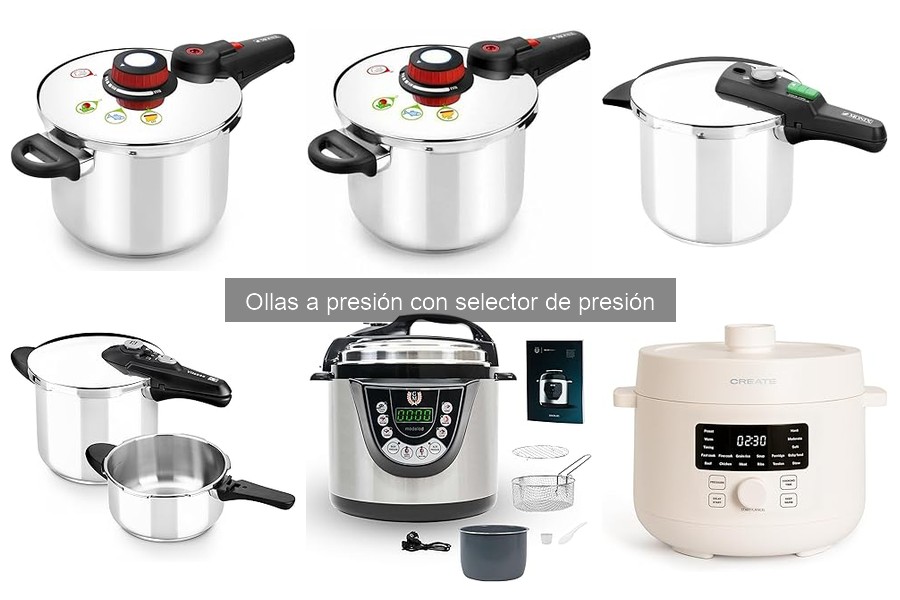 Ventajas y desventajas de ollas a presión con selector de presión